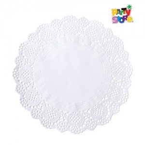 BLONDA REDONDA BLANCA 29cm x 12un.