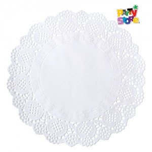 BLONDA REDONDA BLANCA 32cm x 12un.