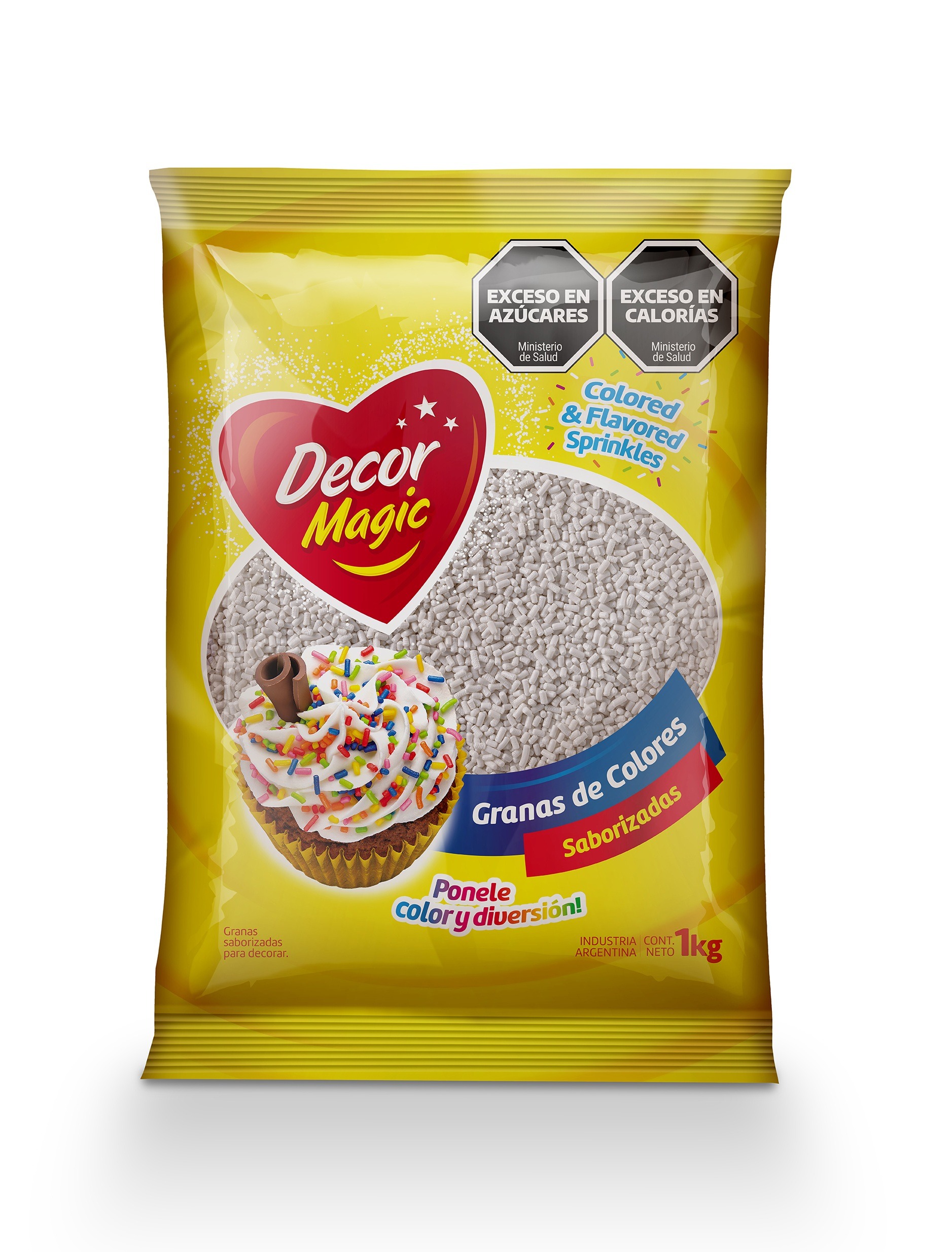 GRANAS COMUN DECOR MAGIC BLANCO X 1KG