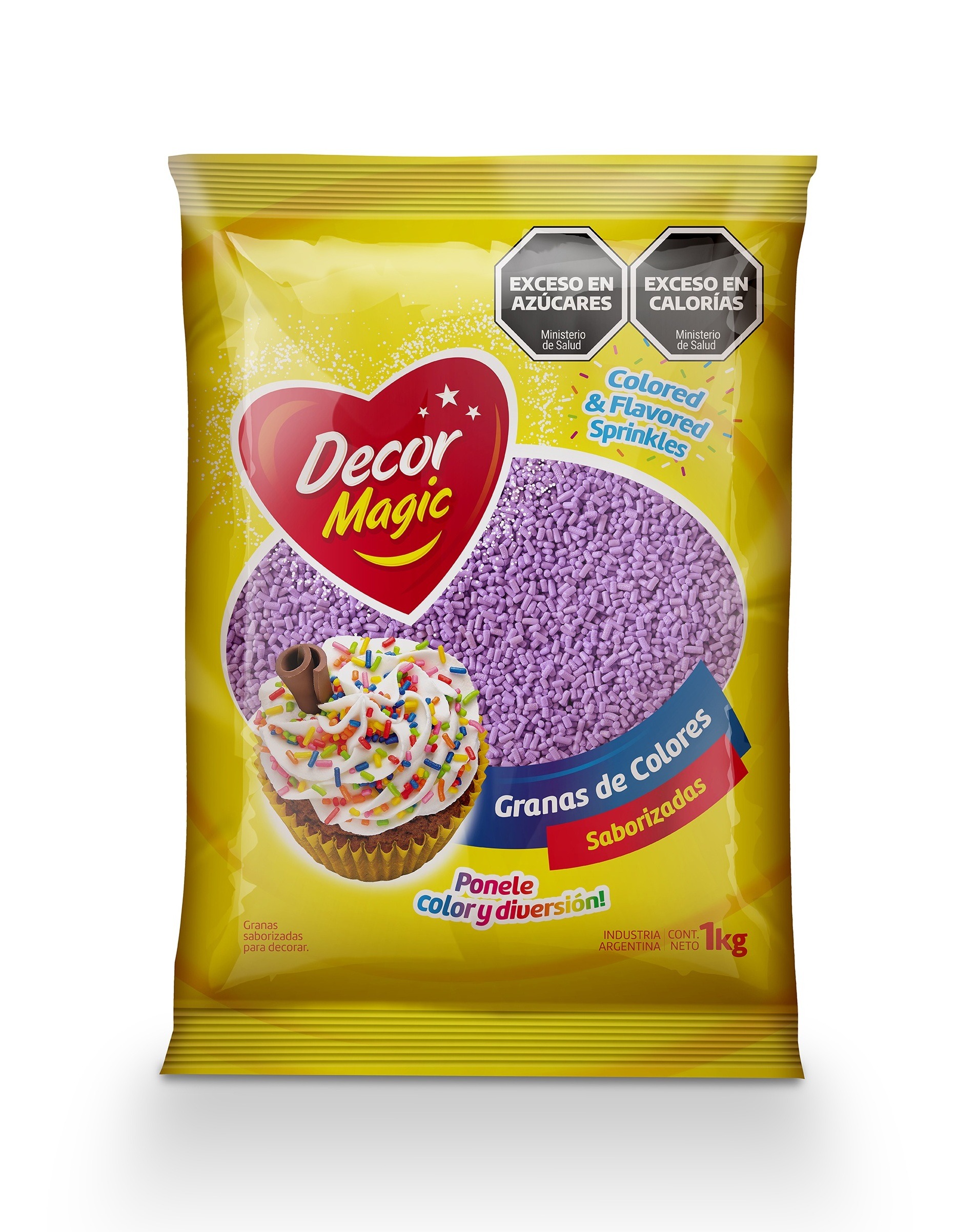 GRANAS COMUN DECOR MAGIC LILA X 1KG