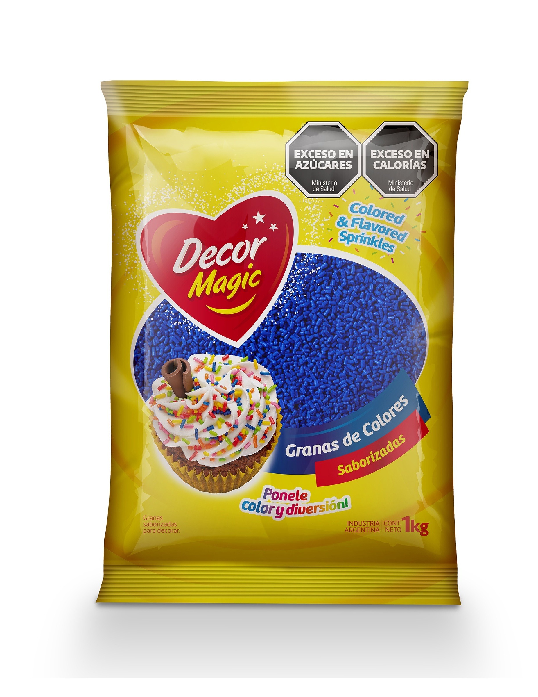 GRANAS COMUN DECOR MAGIC AZUL X 1KG