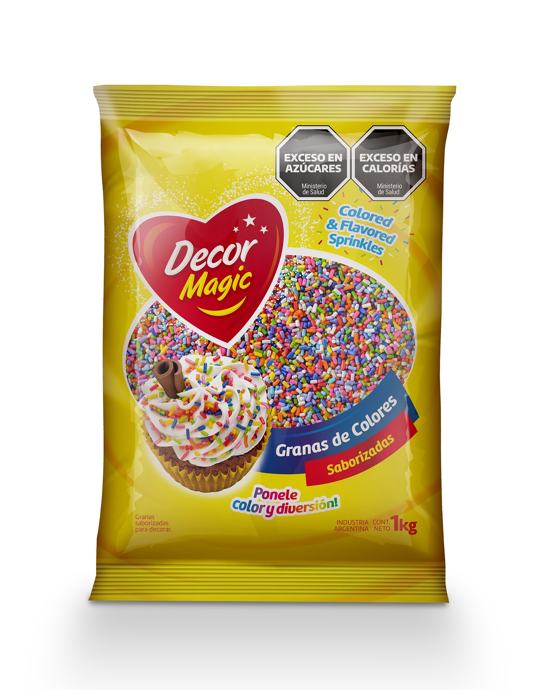 GRANAS COMUN DECOR MAGIC MULTICOLOR X 1KG
