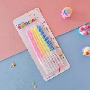 Velas de Cumpleaños Blister x 8UN.