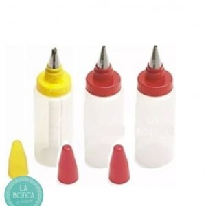 SET BOTELLAS DECORADORAS X 3 UN