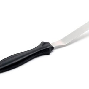 ESPATULA ACERO CURVA MANGO PLASTICO 27cm (A1305) (CS)