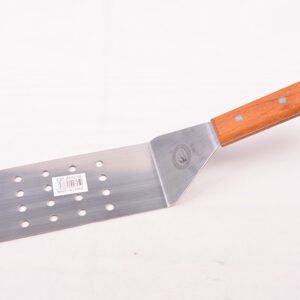 ESPATULA ANGULAR ANCHA Y LARGA RANURADA