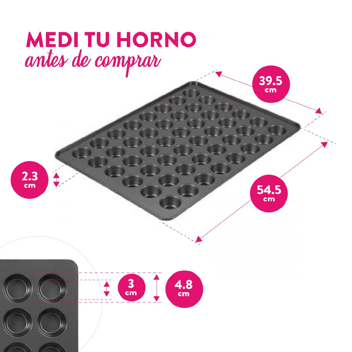 Mega Molde Para Mini Cupcakes Perfect Results (Wilton) - Imagen 4