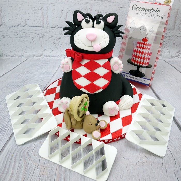 Multi Cortante Geométrico De Forma Diamante Xl En Set 3 Tamaños (Wilton) - Imagen 3