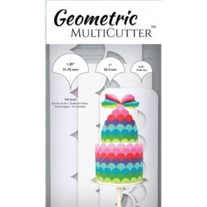 Multi Cortante Geométrico De Forma Escamas De Sirena En Set 3 Tamaños (Wilton)