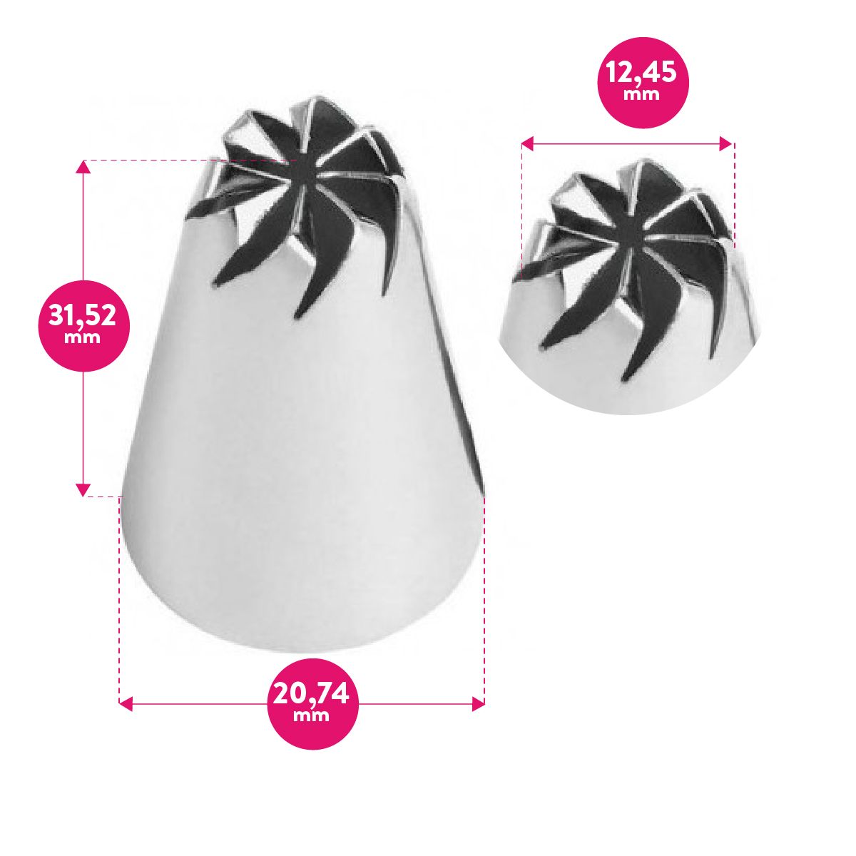 Pico Flor De Gota Nº 108 (Wilton) - Imagen 2