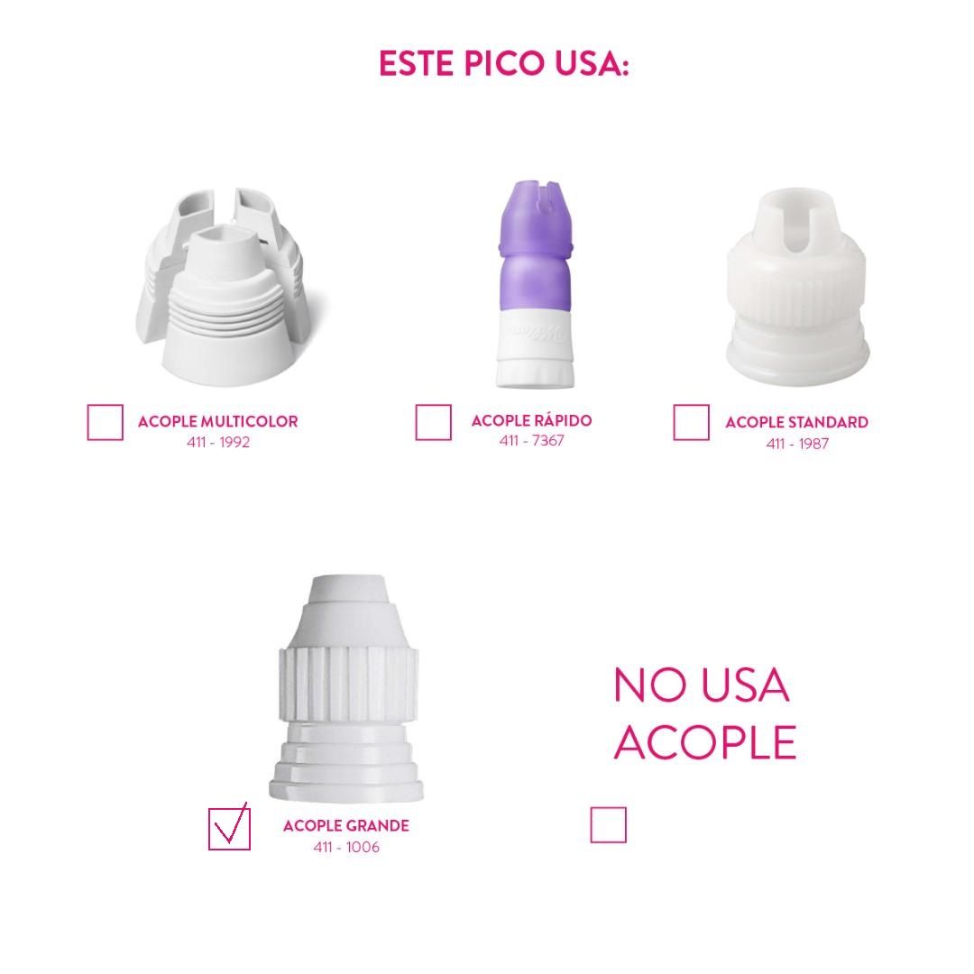 Pico Flor De Gota Nº 1f (Wilton) - Imagen 2