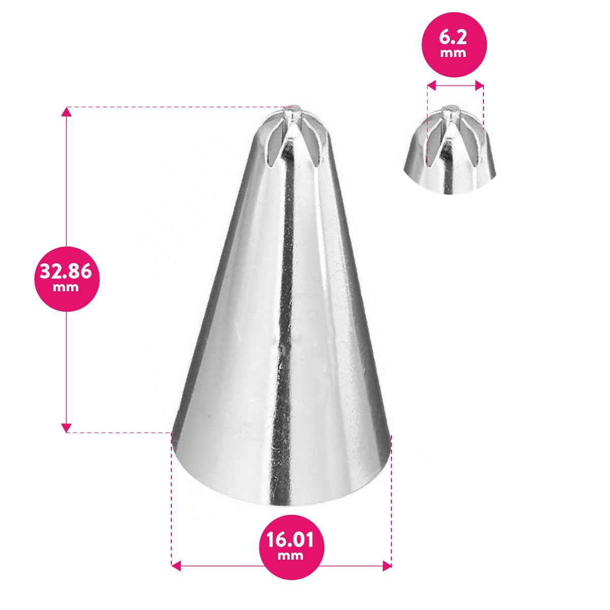 Pico Flor De Gota Nº 225 (Wilton) - Imagen 2