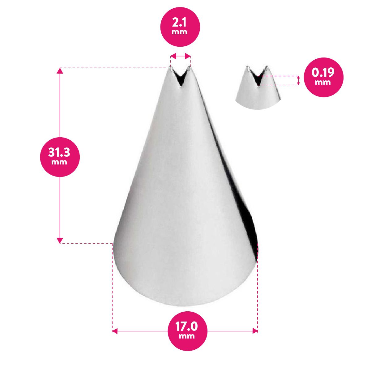 Pico Hoja Nº 349 (Wilton) - Imagen 2