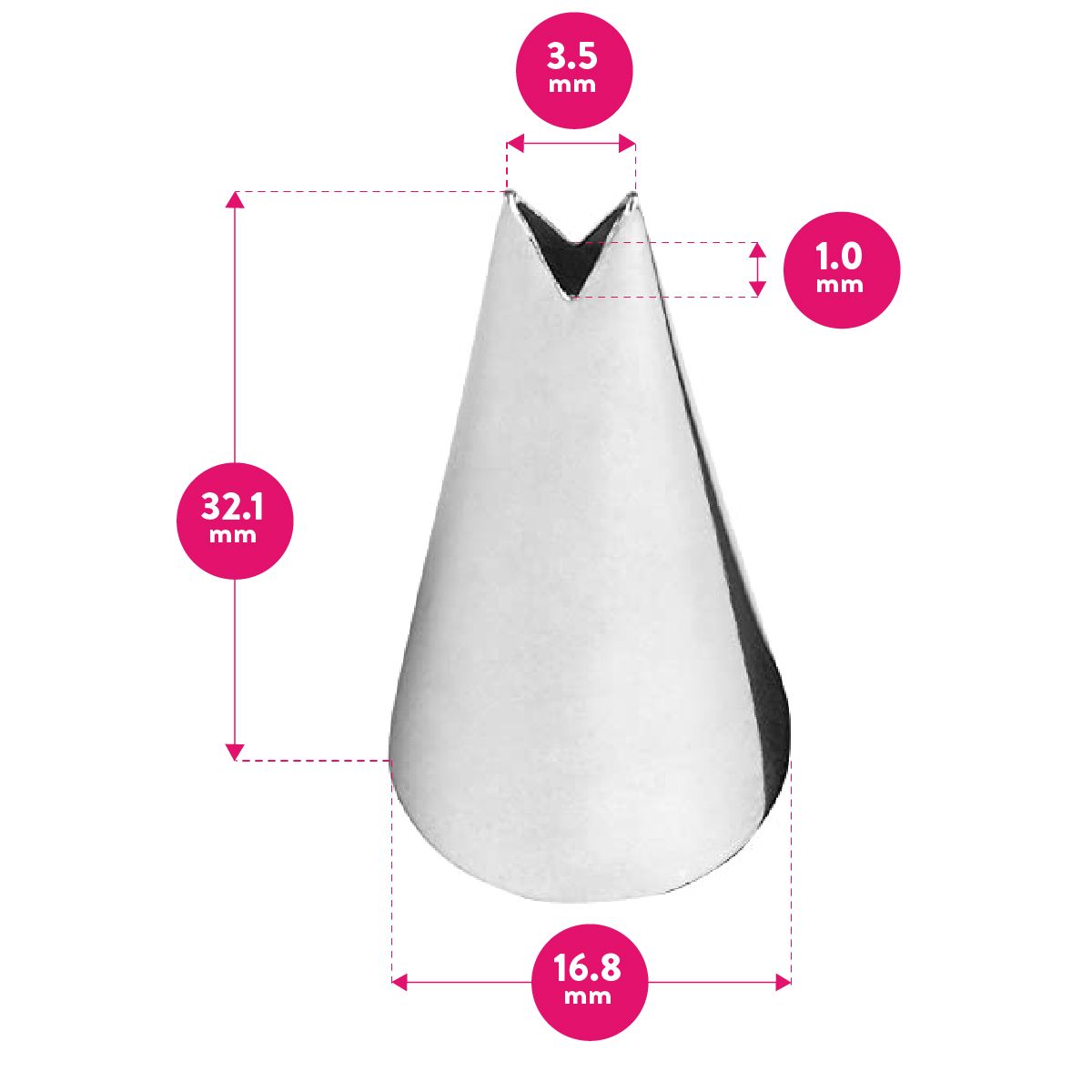 Pico Hoja Nº 65 (Wilton) - Imagen 2