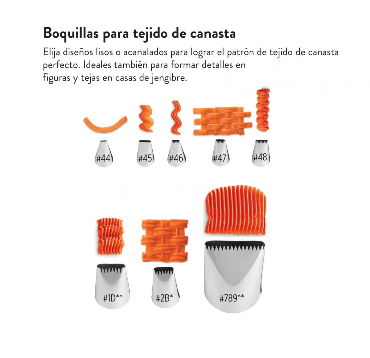 Pico Tejido Canasta Nº 2b (Wilton) - Imagen 4