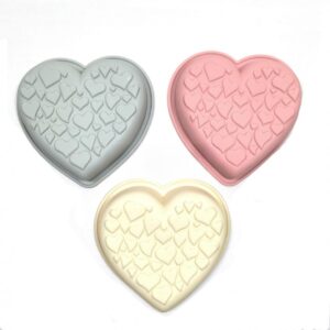 MINI TORTERA SILICONA CORAZON c/CORAZONCITOS (CS