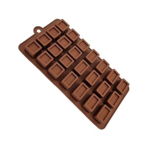 MOLDE SILICONA 12 CUADROS Y 12 RECTANGULOS BOMBONES