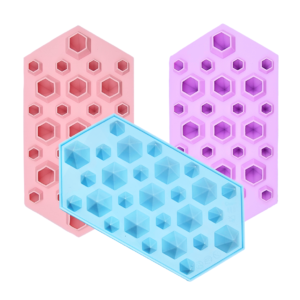 MOLDE SILICONA p/27 CUBITOS DIAMANTE