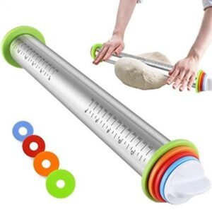 PALO AMASAR ACERO 35 cm c/GUIAS