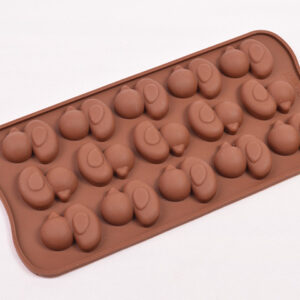 MOLDE SILICONA p/15 BOMBONES PATITOS (CS2)