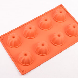 MOLDE SILICONA MARRON 8 FLANCITOS (LIS)