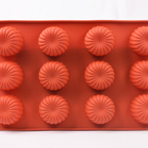 MOLDE SILICONA MARRON MOD. 12 MARGARITAS (9113) (CS)