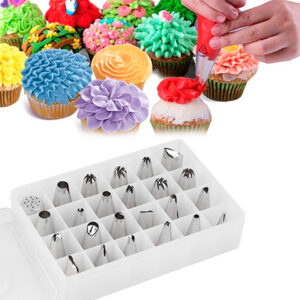 KIT 24 PICOS GRANDES ACERO EN CAJA