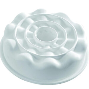 TORTERA SAVARIN SILICONA c/TUBO FONDO ONDAS