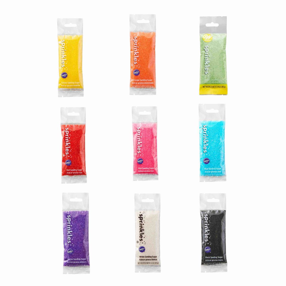 AZUCAR DE COLORES WILTON POUCH X 40GR