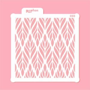 Stencil 055 Hojas Modelo 2