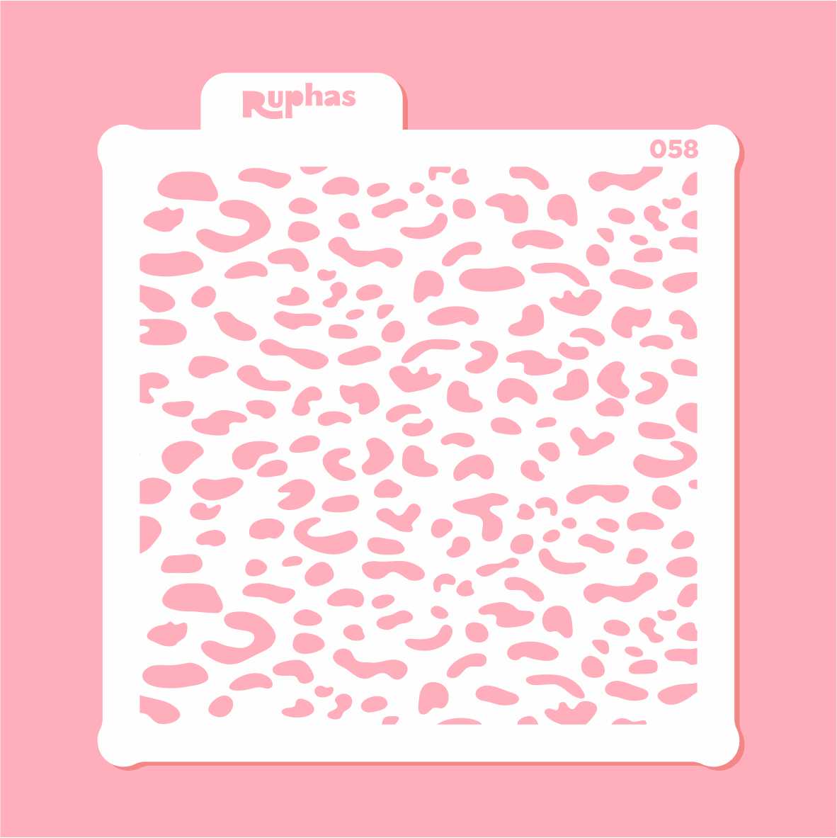 Stencil 058 Animal Print Modelo 1