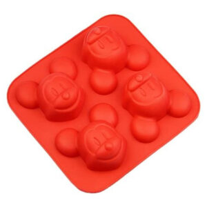 MOLDE SILICONA 4 CARITAS DE MICKEY (LIS)