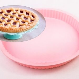 TARTERA RIZADA SILICONA 25cm (LIS)
