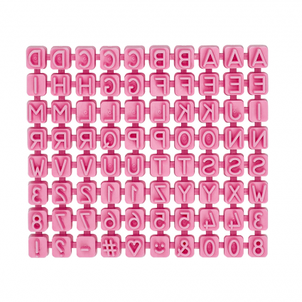 Sello Para Galletitas ABC completo, numeros y simbolos LA BOTICA - Imagen 4