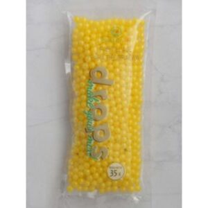 DROPS PASTELAR PERLAS MEDIANAS AMARILLAS X 35GR
