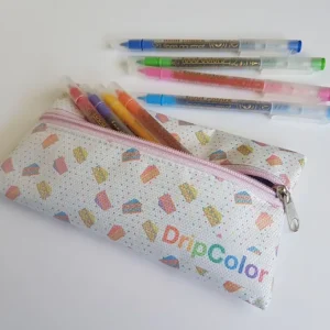 COLECCION 12 MARCADORES COMESTIBLES COLOR + CARTUCHERA DRIPCOLOR