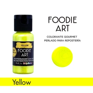 FOODIE ART NEON PERLADO YELLOW