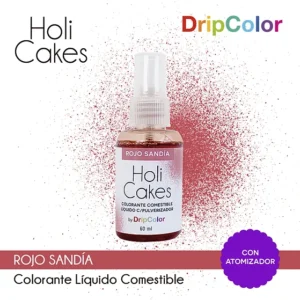 HOLI CAKES C/ ATOMIZADOR ROJO SANDIA