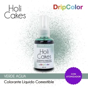 HOLI CAKES C/ ATOMIZADOR VERDE AGUA