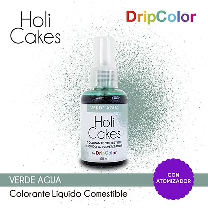 HOLI CAKES C/ ATOMIZADOR VERDE AGUA