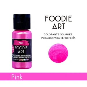 FOODIE ART NEON PERLADO PINK