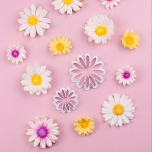 Kit Flor Dalia y Margarita por Sofi Veliz – 4 Unidades Chico