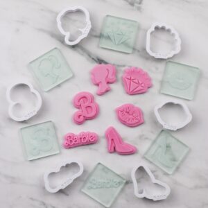 Kit Mini sellos + Kit Mini cortantes Barbie S399