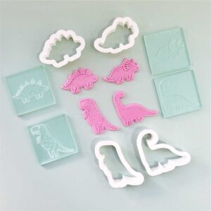 Kit Mini sellos + Kit Mini cortantes Dino Bebe S185