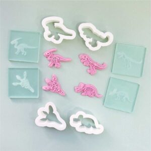 Kit Mini sellos + Kit Mini cortantes Dino Esqueleto S186