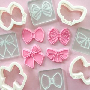 Kit Mini sellos + Kit Mini cortantes Moños Mod 1 S250