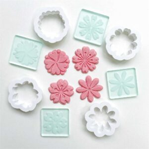 Kit Mini sellos + Kit Mini cortantes Flores Mod 2 S205