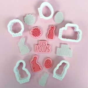 Kit Mini Estampador + Kit Mini cortantes Pascuas Mod.1 S280