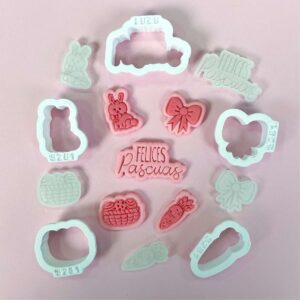 Kit Mini Estampador + Kit Mini cortantes Pascuas Mod.2 S281