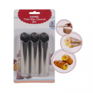 PERICO TUBO CANNOLI 12.5X2.5 CM. - SET X 3 U.